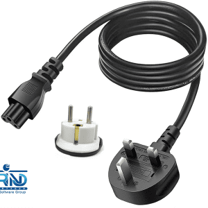 کابل پاور به همراه تبدیل uk