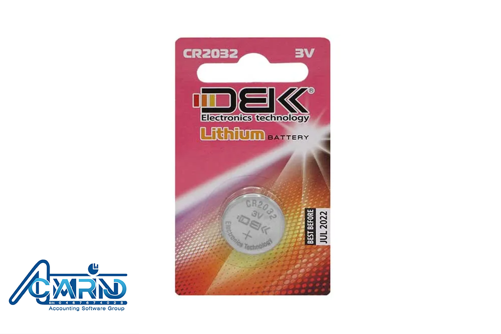 باتری سکه ای CR2032 دی بی کا DBK باتری سکه ای CR2032 دی بی کا DBK