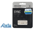 فلش مموری 64 گیگ hiksemi مدل sync USB3.2 TYPE-C