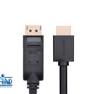 کابل تبدیل DisplayPort به HDMI یوگرین مدل DP101 طول 1.5 متر
