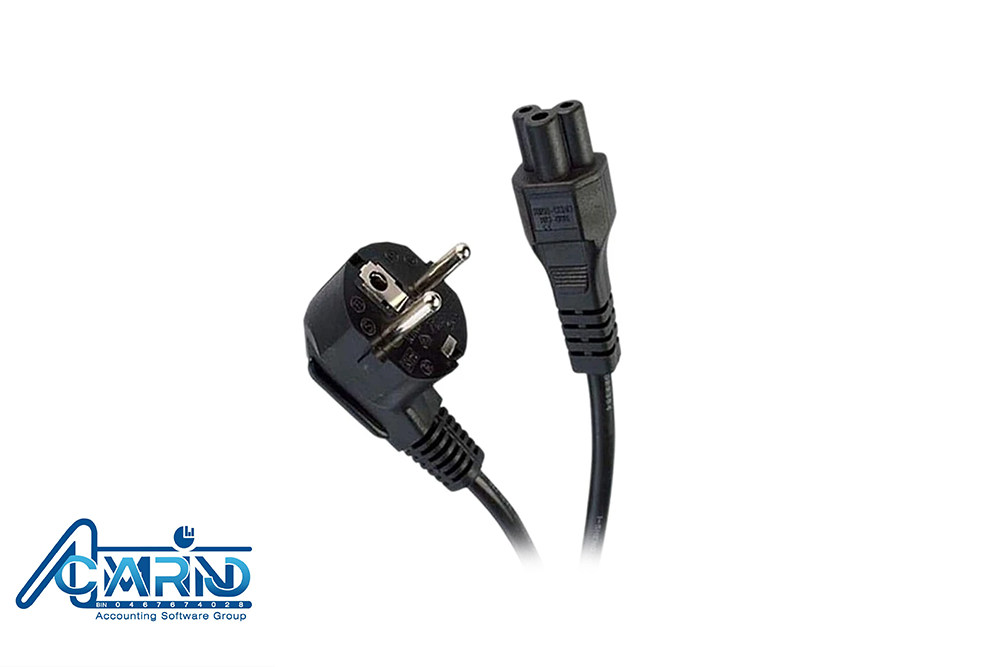 کابل برق لپ تاپی 3 قلو