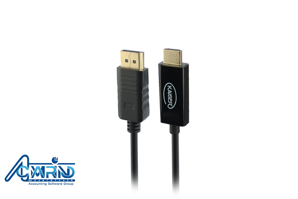 کابل تبدیل Display Port به HDMI مدل UHD 4K طول 1.8 متر