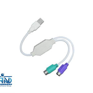 کابل تبدیل PS2 TO USB به طول 30 سانتی متر‌