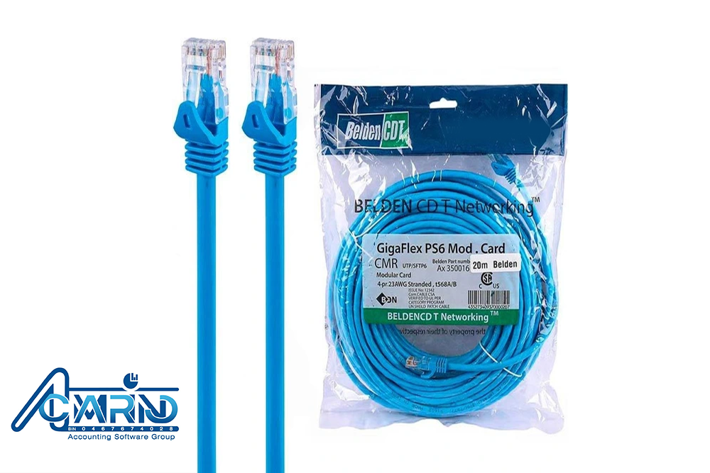کابل شبکه بلدن (سه متری) BELDEN CDT GigaFlex PS6 کابل شبکه بلدن (سه متری) BELDEN CDT GigaFlex PS6